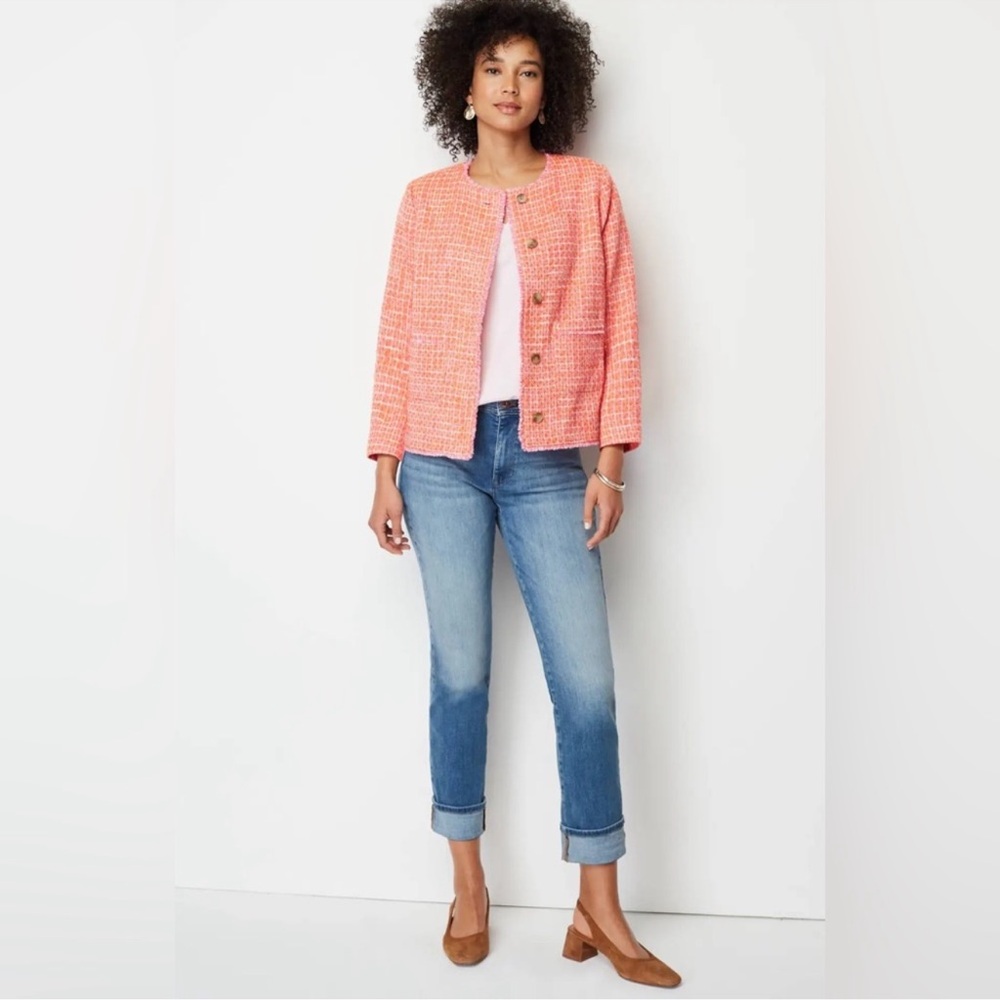 J. Jill Dahlia Tweed Jacket Size SP - Picture 3 of 14